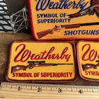 Vintage Weatherby Jacket Patches For Jackets Or Hats Or Backpack Set Of 3