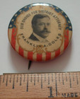 1904 Political Button Glen Cove Franklin Coles D a  Nassau County Li New York