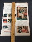 1952 Singer Sewing Machines Vintage Ad Clipping Original Magazine Print