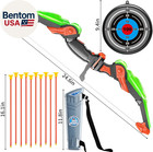 Bow And Arrow Set For Kids - Archery Toy Set - Led Light Up With Suction Cup Arr