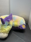 Pillow Pets Glow Pets Light-up Rainbow Unicorn Plush Pastel 19  Tested  Works 