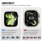 Kades Slim Band For Apple Watch Women Fashion Rhinestone Bracelet Strap