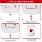 17pcs Casino Night Balloons Set  Giant 24in Dice   Poker Cards Foil