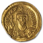 Byzantine Gold Solidus Emperor Phocas  602-610 Ad  Ngc