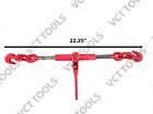 4 X Ratchet Chain Load Binder 1 4  - 5 16  chain Hook Tie Down Rigging Equipment