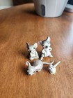 Vtg Hagen-renaker Set 4 Miniature Figurines 4 Mice  Dollhouse Us