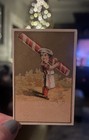 1880s Mini Trade Card Candy Cane C h  Wheeler Somerville  Mass  Rare Sample Card
