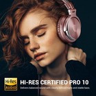 Wired Over Ear Headphones With Mic studio Monitor Mixing Dj Stereo Headsets pink