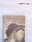 Vintage Sistine Chapel Michelangelo Italy Stone Wall Plaque Decor