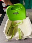 Fisher Price Booster Seat Chair W tray   Straps Green High Chair
