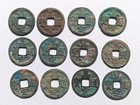 Lot 12 Pcs Ancient Chinese Coins Southern Song Dynasty Jia Ding Tong Bao             