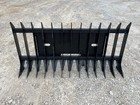 70  Brush Root Debris Rake Attachment Fits Universal Skid Steer Quick Attach