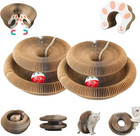 2pcs Accordion Magic Organ Cat Scratching Board Toy Kitty Kurlz Ball Scratch Pad