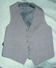  3-piece Wool Suit Eastwick Fred-boys Xl Vintage Pinstripes Pants  Vest  Jacket