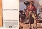 Winchester Olin Vintage 2pg Magazine Ad 1963 Western Rifle Art Print