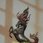15 3 old Dynasty Bronze Gilt Feng Shui Animal Zodiac Year Horse Beast Statue