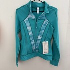 Ivivva Lululemon Perfect Your Practice Jacket Girls 12 Zip Turquoise Teal Athlet