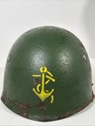 Rare Original Italian Regia Marina Navy M33 Ww2 Aerofonista Steel Combat Helmet
