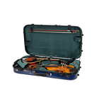 Crossrock Fiberglass Mandolin   Violin Double Case Fits A f Style  4 4 Violin