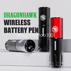 Dragonhawk Wireless Tattoo Kit Rotary Motor Pen Machine Cartridge Needle Ink Set