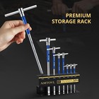 10pc T-handle Hex Allen Wrench Set Metric 2-10mm Sliding Handle For Diy