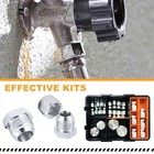 64 Pc Hydraulic Hose Tube And Pipe Fitting Kit 37 Degree Jic Cap And Plug Assort