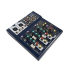 4 Channel Audio Mixer Bluetooth Usb Sound Mixing Console Djs Ktv Karaoke Mixer