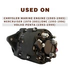 Mercruiser Volv o Penta Omc Alternator 4 3l 5 0l 5 7l 7 4 8 2l 1970-2000 12174n