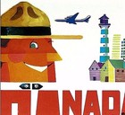 Canadian Mountie 1950 Canada Alitalia Vintage Poster Airline Travel Print