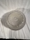 Vintage Ceiling Light Lamp Shade Frosted Clear Circle Porch Art Deco Mcm