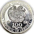 2019 Republic Of Armenia Noahs Ark 1 4oz  999 Silver 100 Drams Coin Dove Sunrise