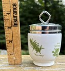 Vintage Porcelain Taste Setters East Herb Garden Egg Coddler Made In Japan 4   