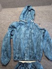 Frogg Toggs Mens Pants   Hooded Jacket Large All Sport Rain Suit Blue Fishing