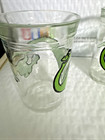 Vtg Welch s 1988 Brontosaurus Green Dinosaur Jelly Jar Drink Glass Vivid Colors