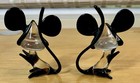 Lot Of 2x Vintage Murano Hand Blown Art Glass Mouse Mice Standing Up  3 5   