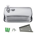 2 Pack Soap Dispenser Wall Mount Stainless Steel Manual Liquid Pump  800ml 27oz 