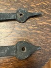 Pair Of Late 18th-early 19th Century Iron Strap Hinges W  Pintles