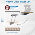 2 Pcs Kitchen Appliance Lift Soft Close Mixer Heavy Duty Lift Cabinet Organiz   