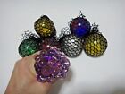 1 Pcs 2 5  Glitter Squishy Mesh Sensory Stress Reliever Ball Toy Autism Squeeze 