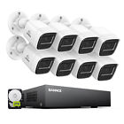 Sannce 8ch Dvr 1080p Video Security Camera System Cctv Outdoor Human Detection
