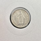 1 2 Real 1858 M b Peru Silver Coin Km  177 Uncirculated