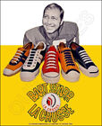 1960 s Bart Starr Lacrosse Shoes Store Counter Advertising Standup Sign  1