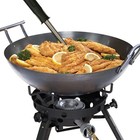 Eastman Outdoors Big Kahuna Burner With 22  Carbon Steel Outdoor Wok Kit  37212