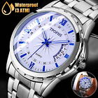 Waterproof Men s Quartz Watch Classic Business Stainless Steel Wristwatch Luxury