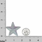 Star Patches  5-pack  Metallic Star Embroidered Iron On Patch Applique 1 75 