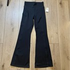 Nwt Abercrombie Kids Ypb Black Flare Leggings 9 10 Yoga High Rise Athleisure