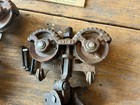 2 Antique Cast Iron Barn Door Rollers  Architectural Salvage Excellent Condition