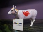Cow Parade Figurine Dating Cow  9161 New York 2000 Hearts Love