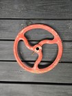 Vintage Aluminum Shut Off Gate Valve Wheel 12    Steampunk Industrial Wall Art