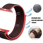 Woven Nylon Band For Apple Watch Sport Loop Series 6 5 4 3 2 1 se 38 42 40 44mm